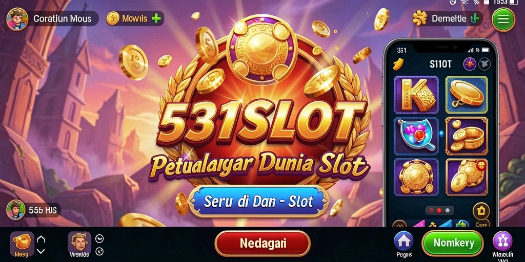 Tampilan gameplay menampilkan petualangan yang menarik di dunia slot.