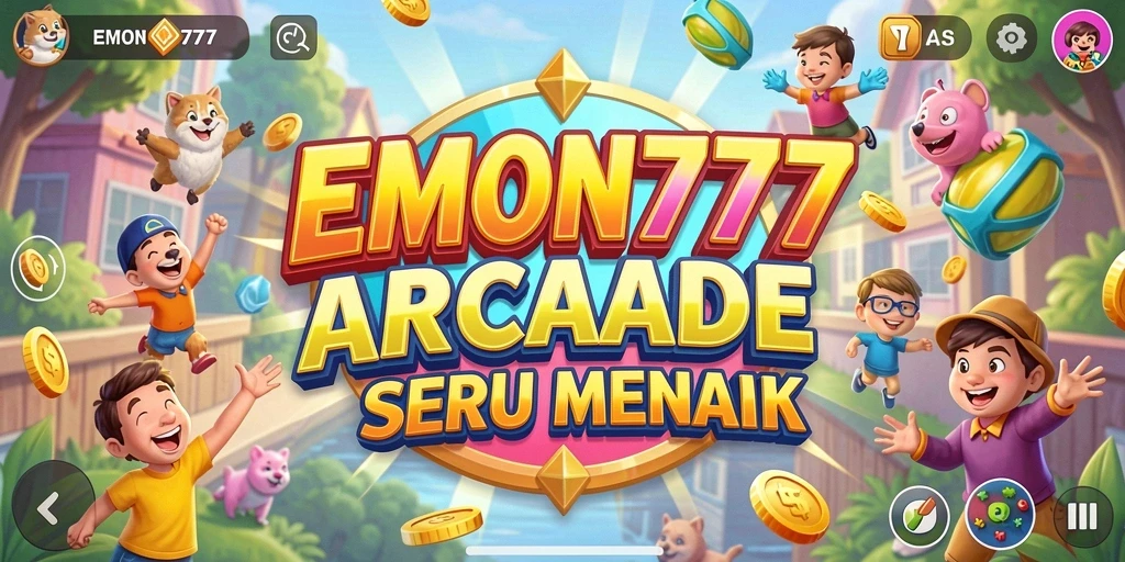 Tampilan gameplay seru dan penuh aksi dari EMON777.