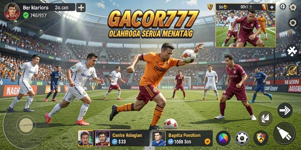 Tampilan gameplay GACOR777 yang menarik dan interaktif di dunia olahraga.