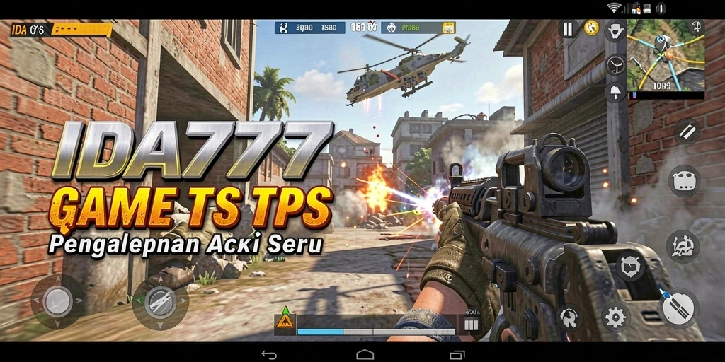 Tampilan gameplay IDA777 dengan aksi tembak-menembak seru.