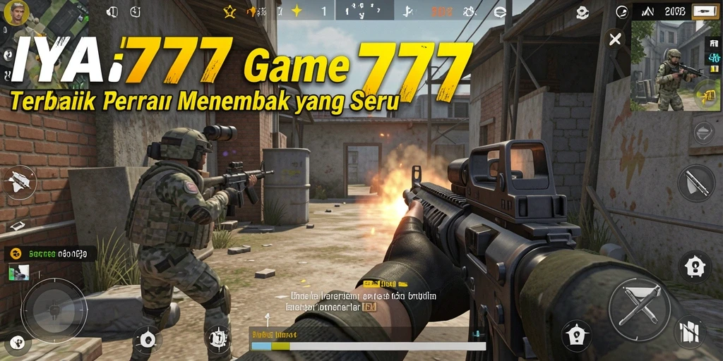 Tampilan gameplay IYA777 yang mendebarkan dan penuh aksi FPS.