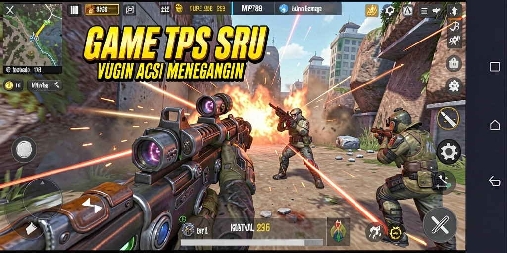 Tangkapan layar gameplay menegangkan dari MVP789 yang memperlihatkan aksi TPS.
