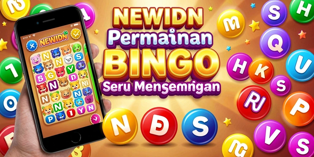 Tampilan ceria dan gameplay menarik dalam permainan Bingo NEWIDN.