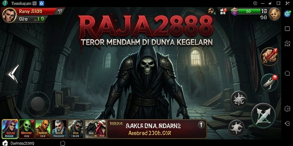 Screenshot gameplay RAJA288 menampilkan suasana mencekam dan menegangkan.