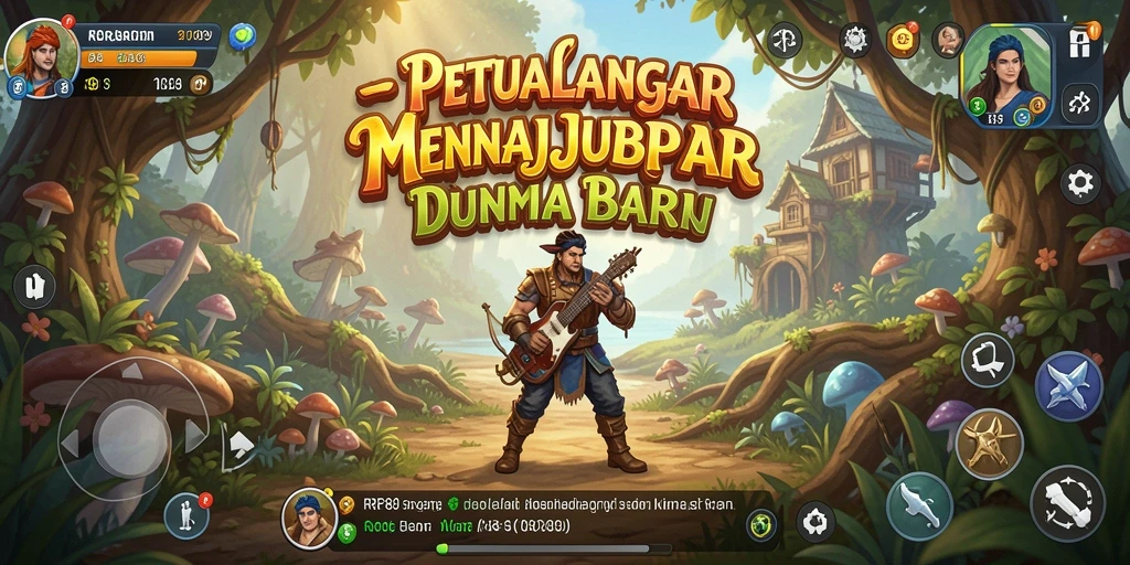 Menampilkan aksi seru dari game petualangan RR89.