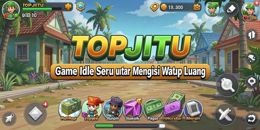 Tangkapan layar gameplay TOPJITU yang menarik dan interaktif.
