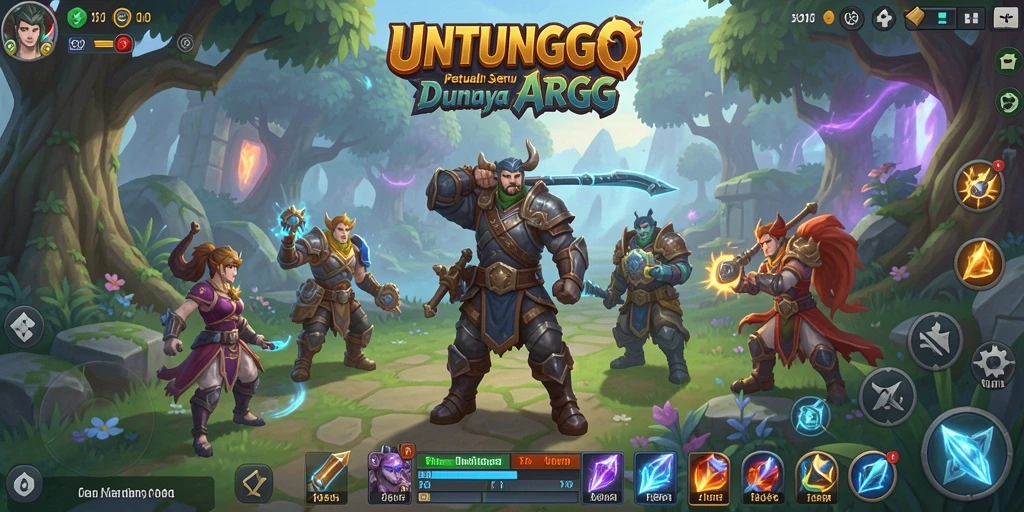 Tampilan menarik dari gameplay UNTUNGGO yang penuh aksi.