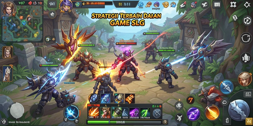 Tampilan gameplay SLG yang seru dan menantang di V87.